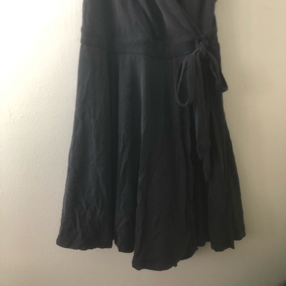 Kimchi Blue wrap front charcoal grey romper - Picture 2 of 4